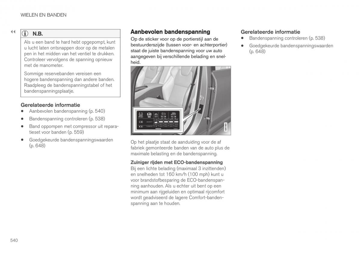 Volvo XC40 handleiding / page 542