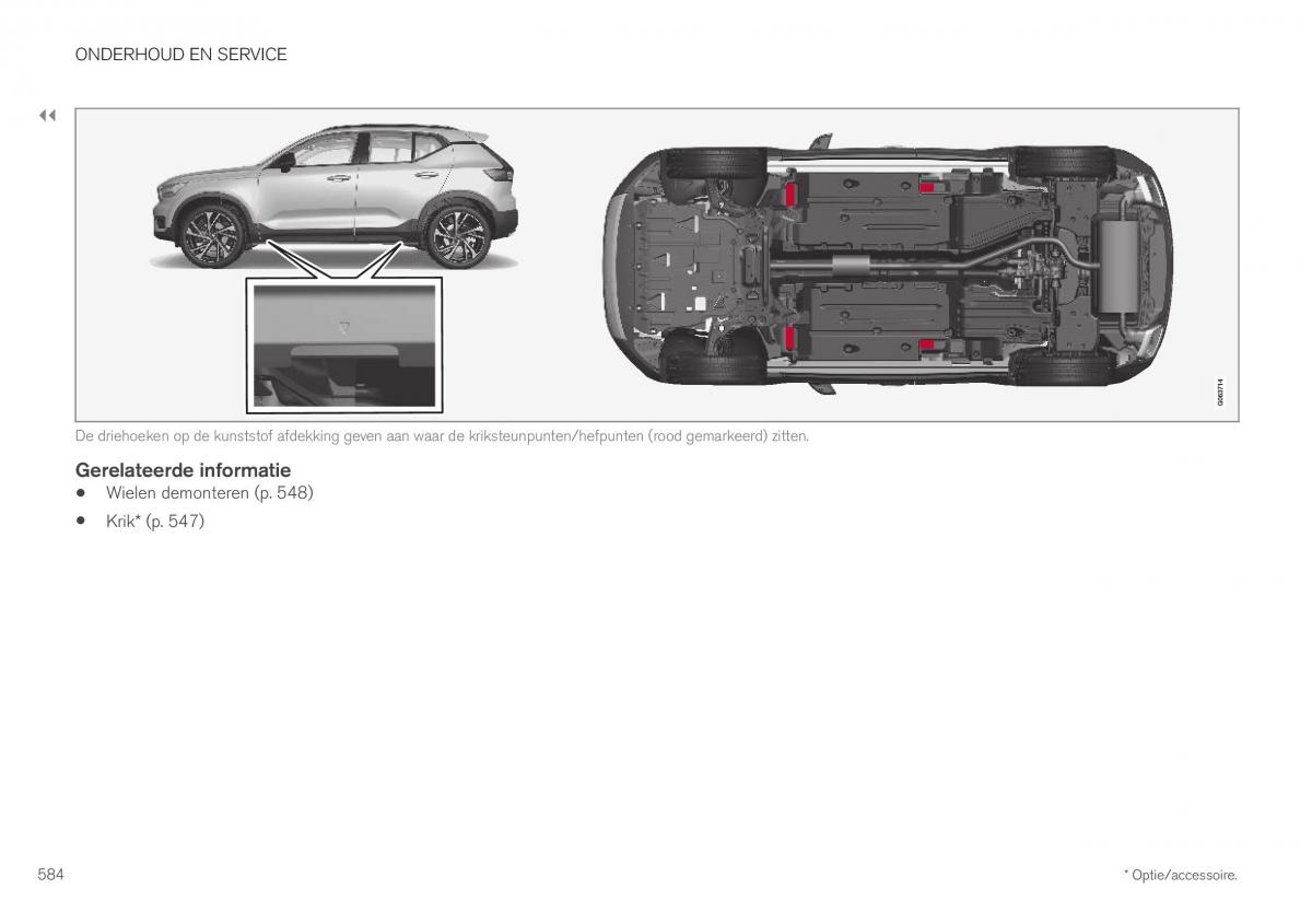 Volvo XC40 handleiding / page 586