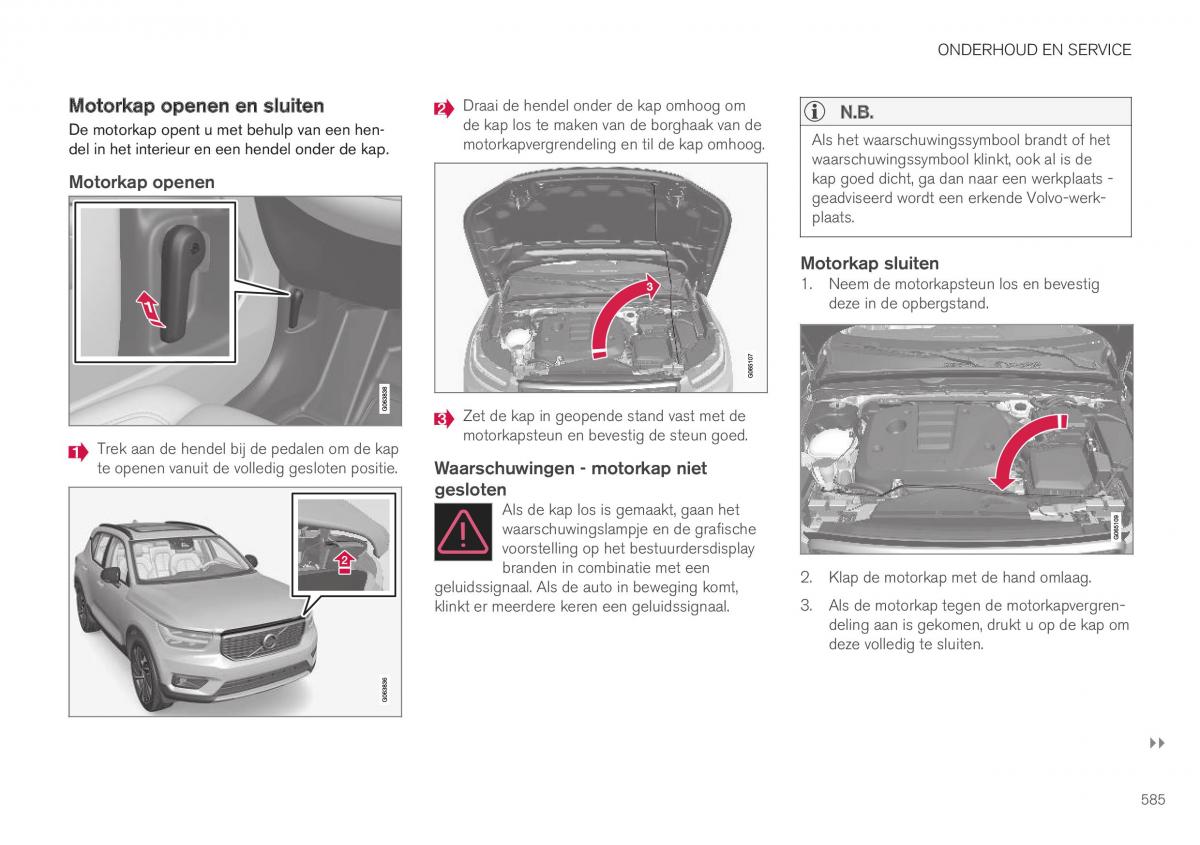 Volvo XC40 handleiding / page 587