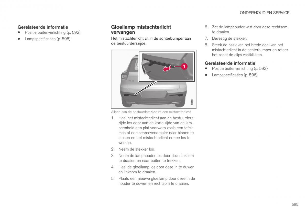 Volvo XC40 handleiding / page 597