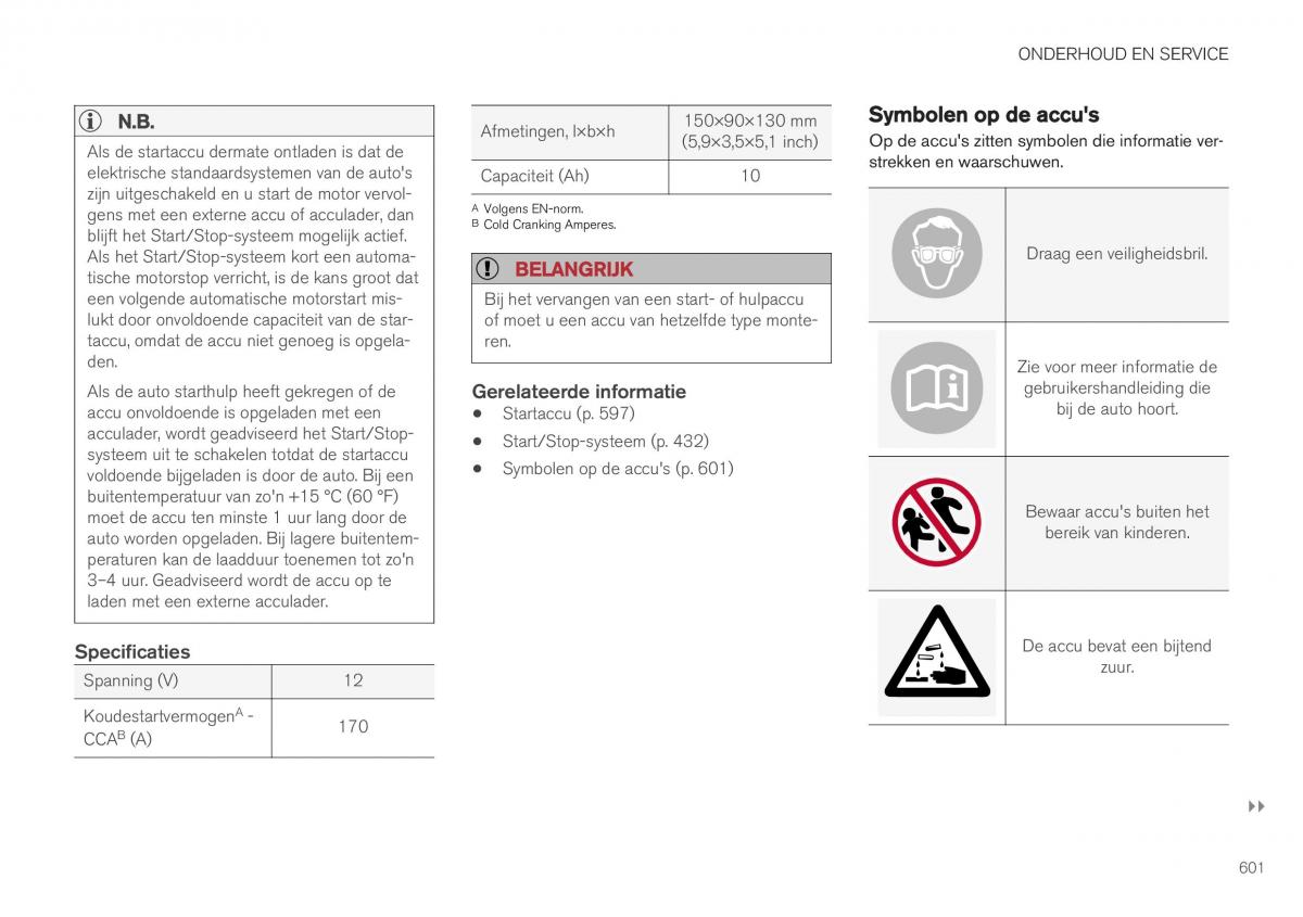 Volvo XC40 handleiding / page 603