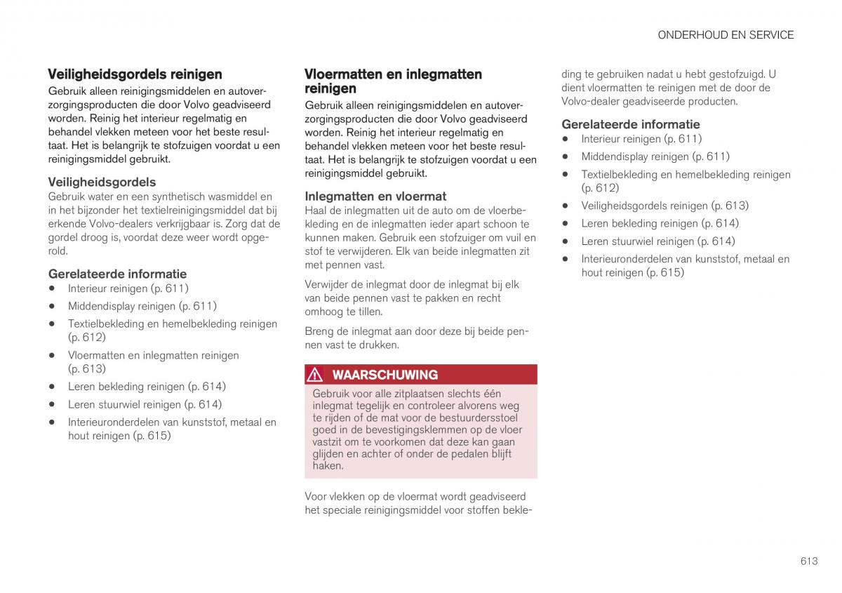 manual Volvo XC40 handleiding / page 615