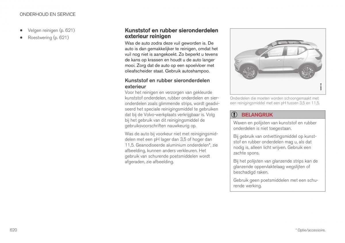 manual Volvo XC40 handleiding / page 622