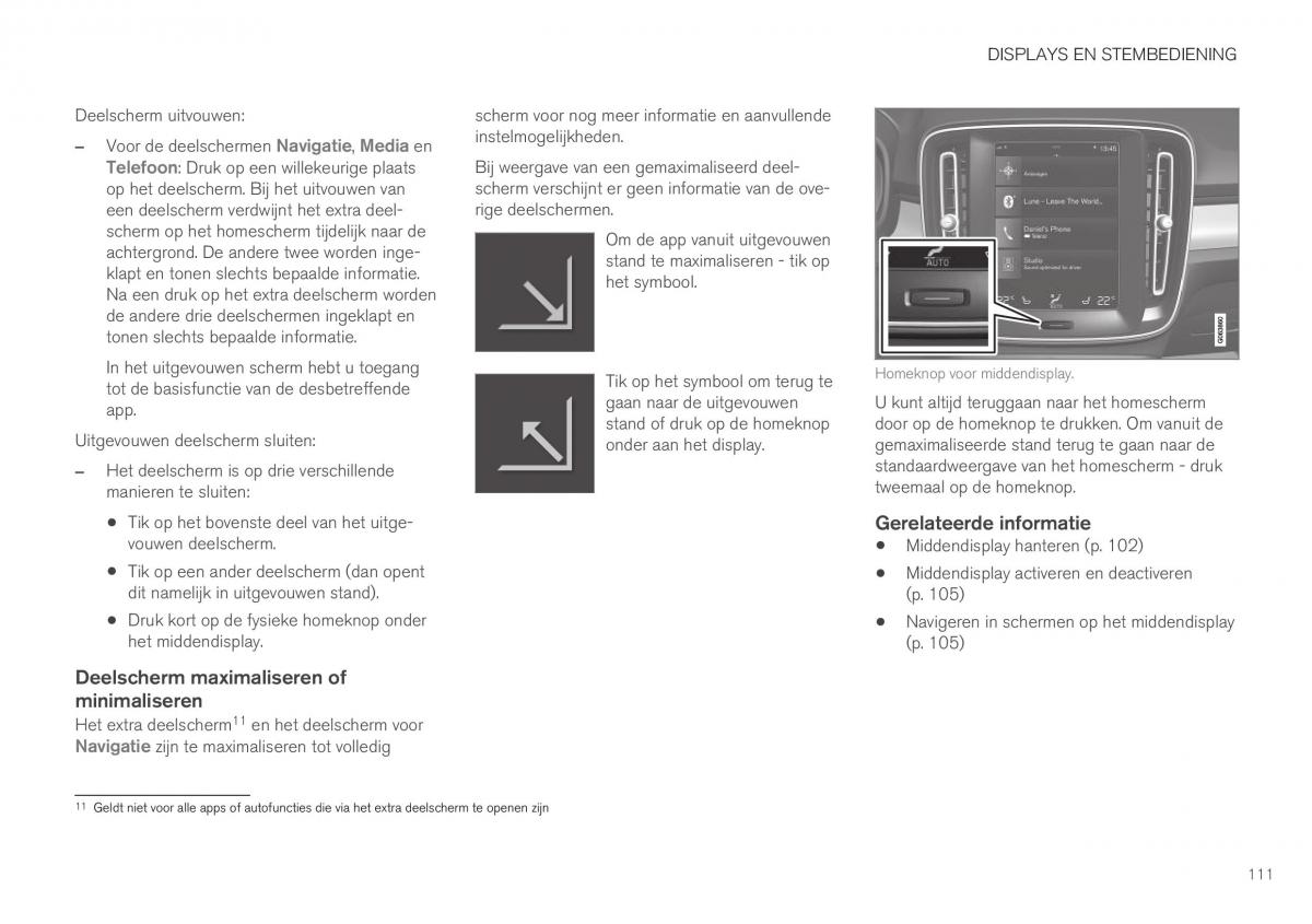 Volvo XC40 handleiding / page 113