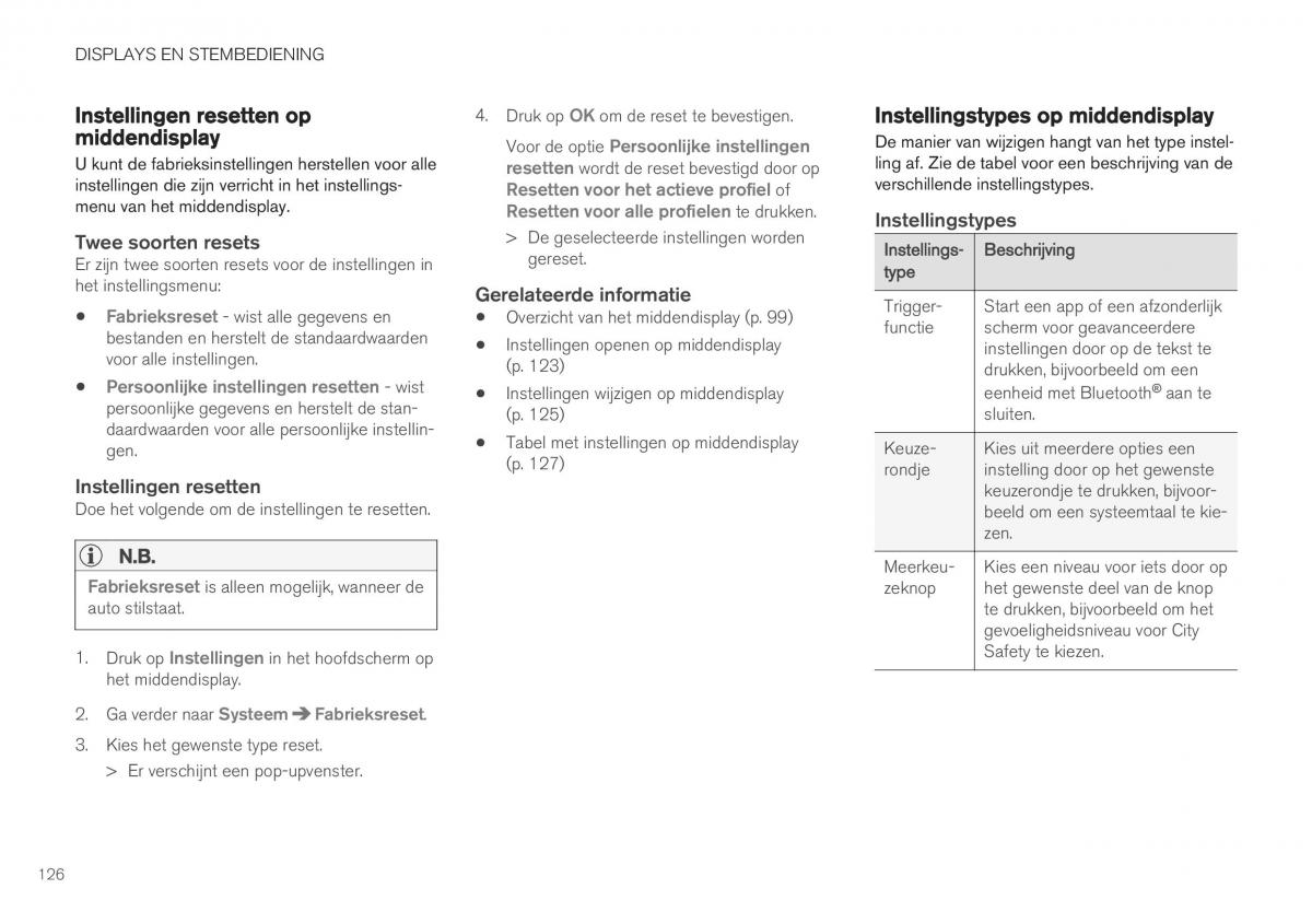 Volvo XC40 handleiding / page 128