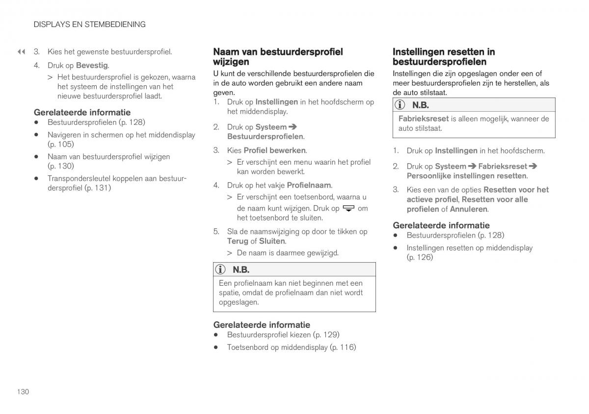 Volvo XC40 handleiding / page 132