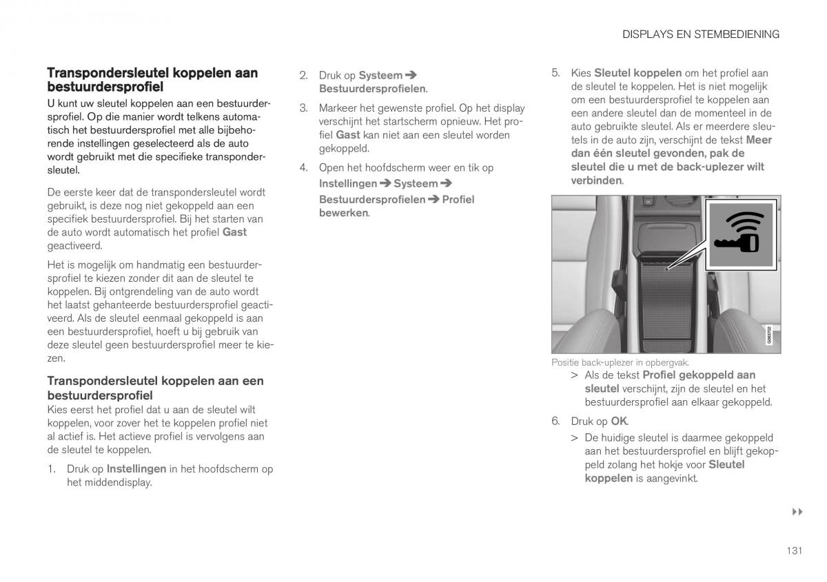 Volvo XC40 handleiding / page 133