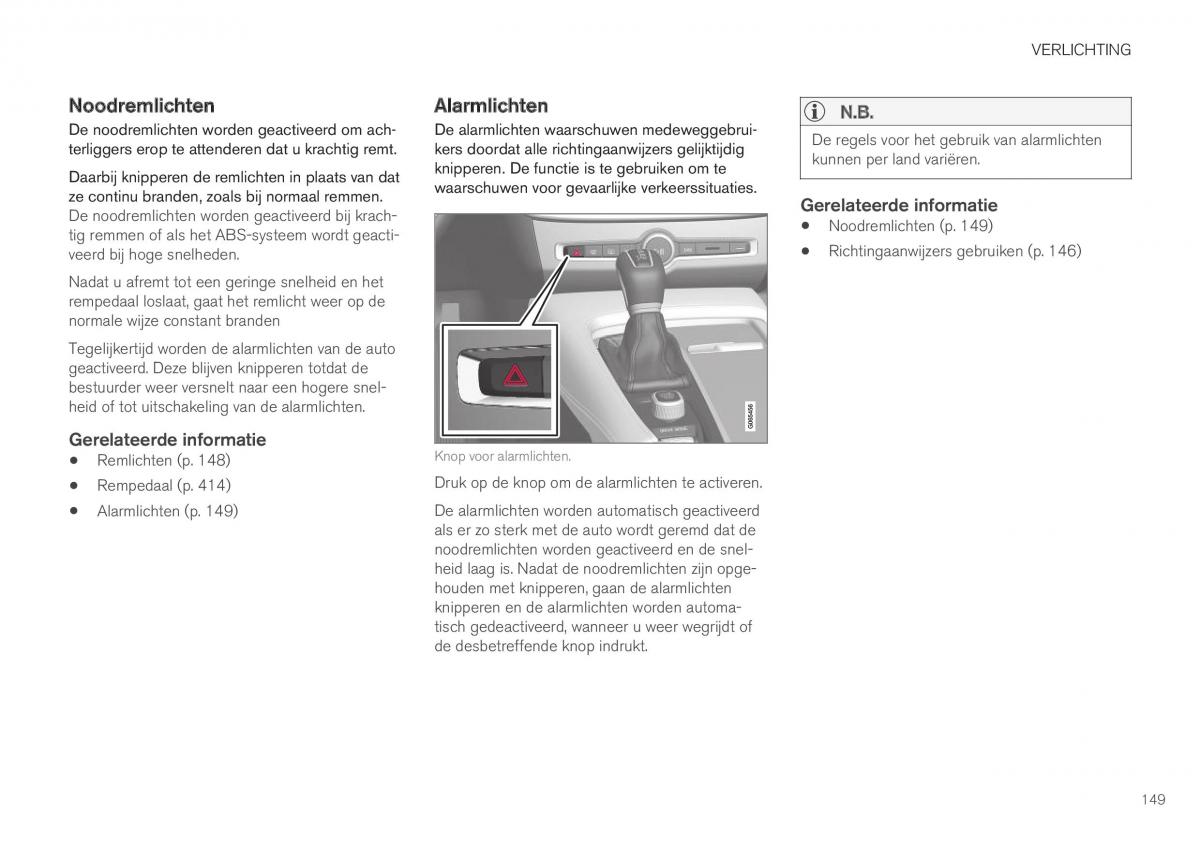 Volvo XC40 handleiding / page 151