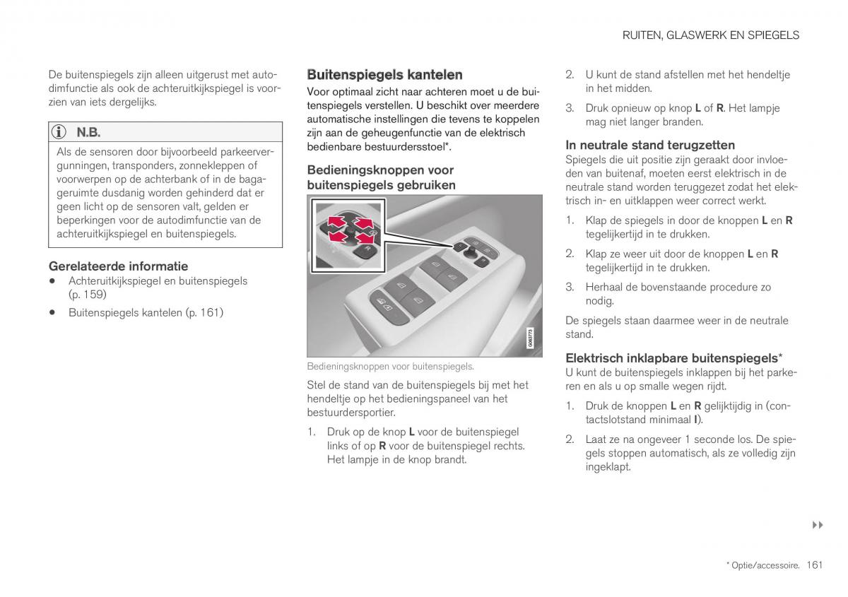 Volvo XC40 handleiding / page 163