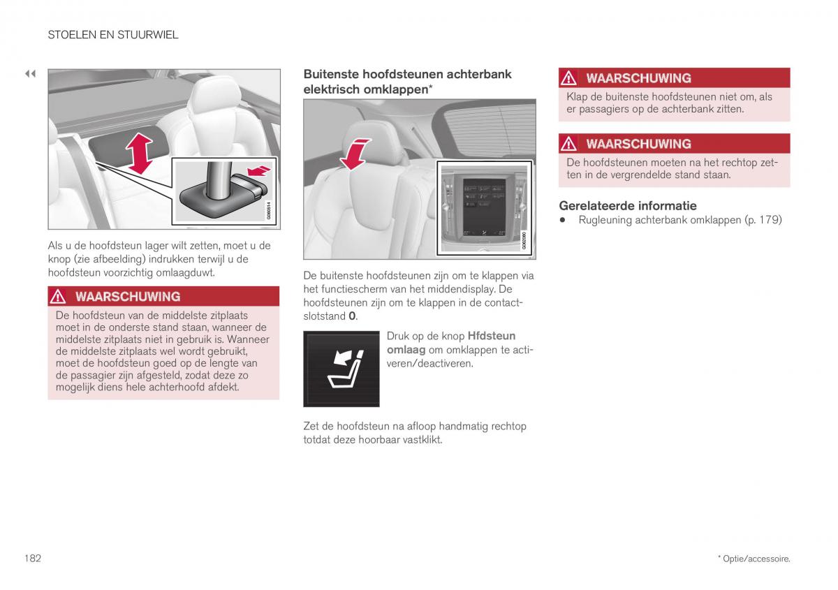 Volvo XC40 handleiding / page 184