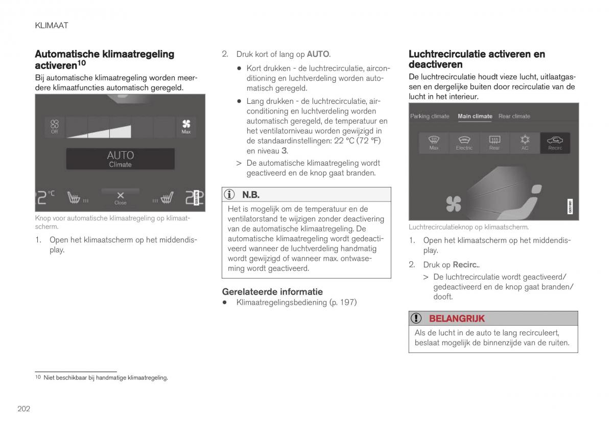 Volvo XC40 handleiding / page 204