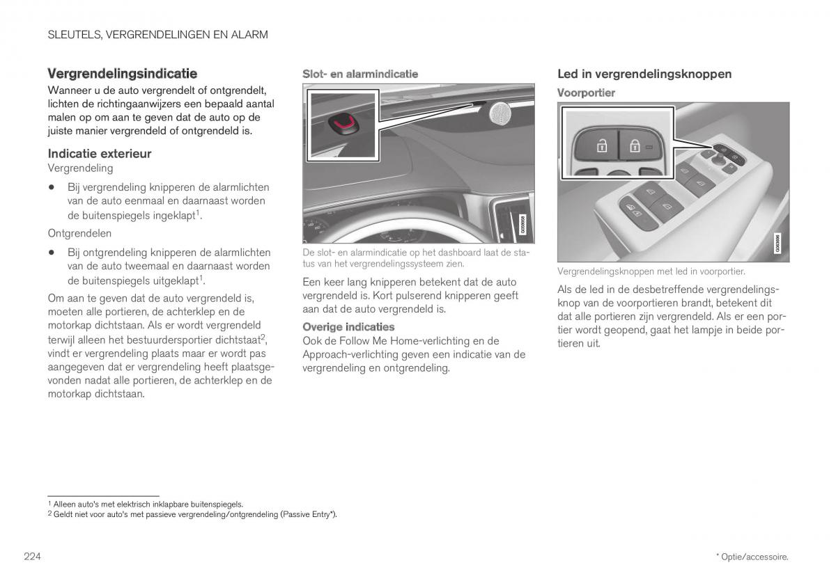 Volvo XC40 handleiding / page 226