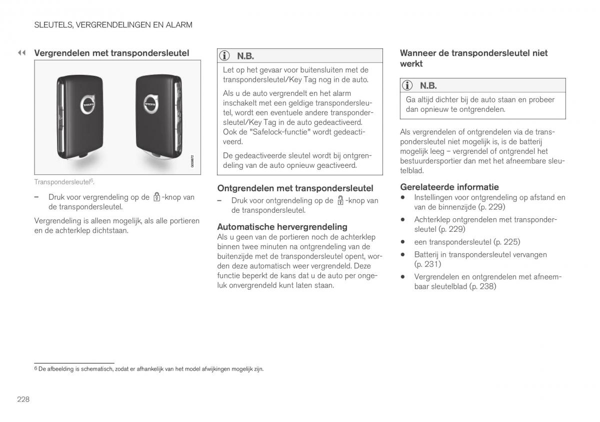 Volvo XC40 handleiding / page 230