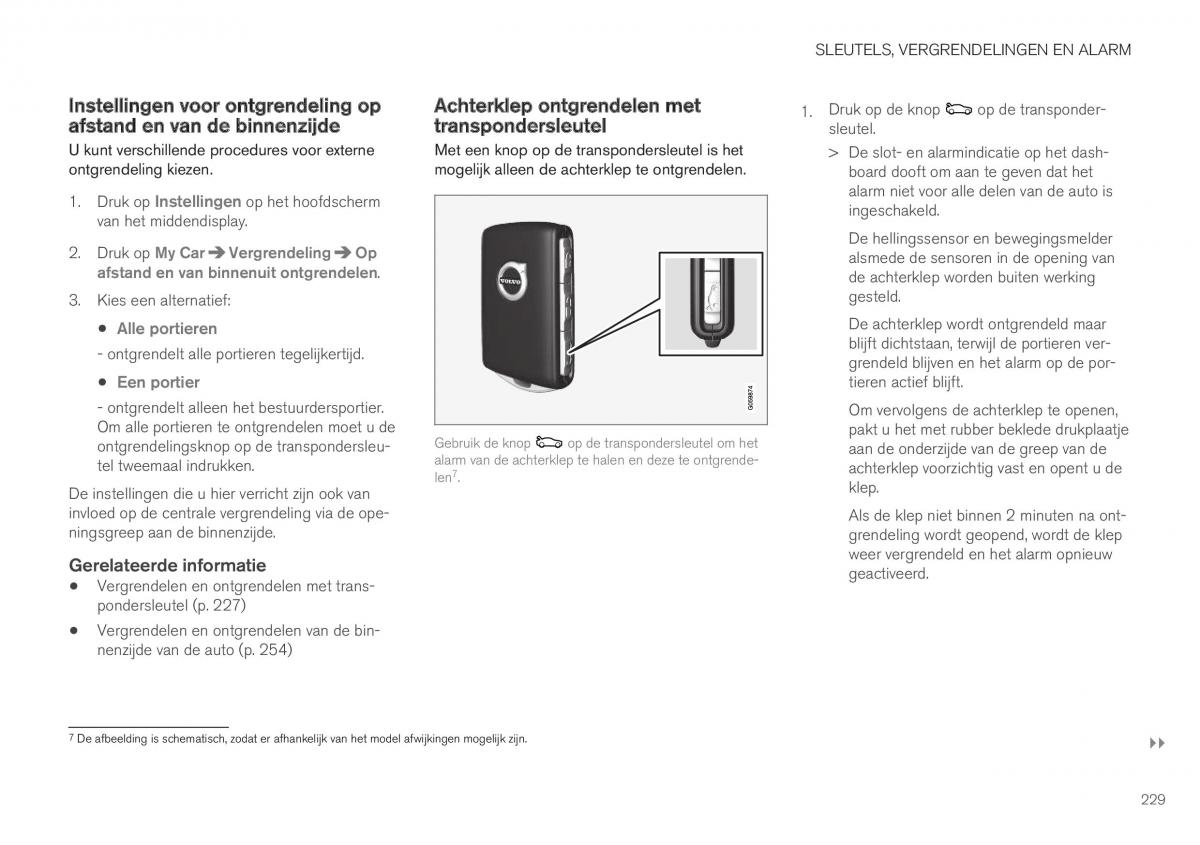 Volvo XC40 handleiding / page 231