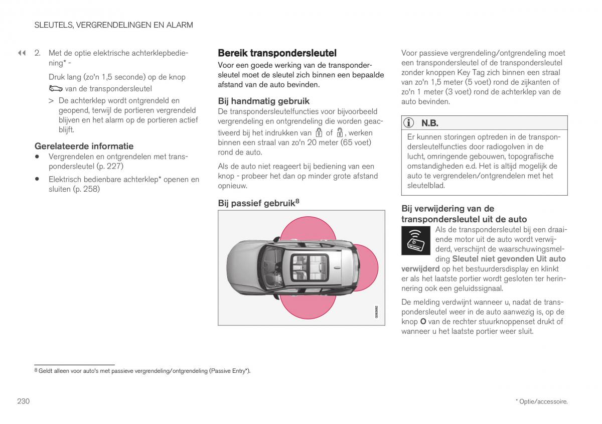 Volvo XC40 handleiding / page 232