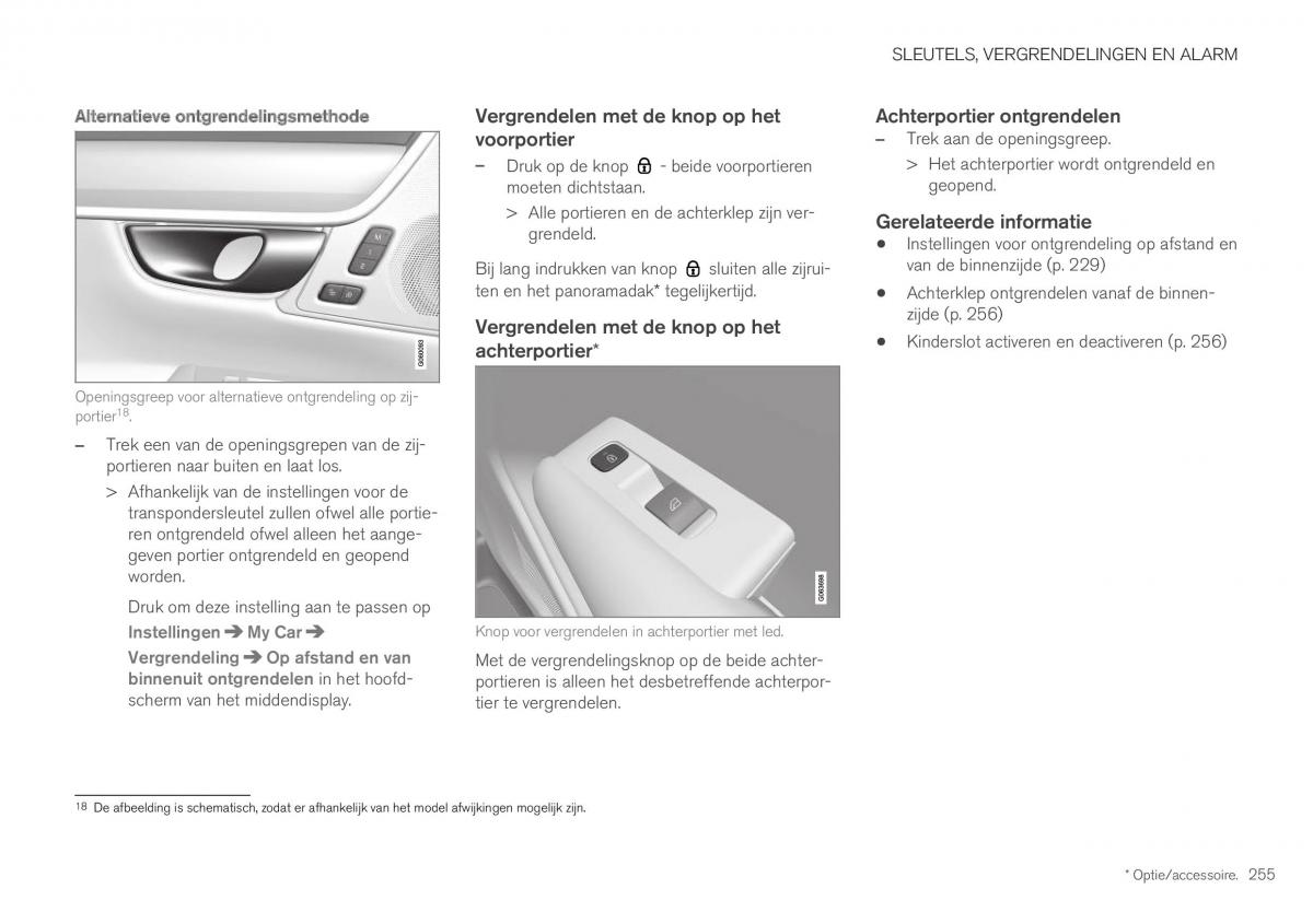 Volvo XC40 handleiding / page 257