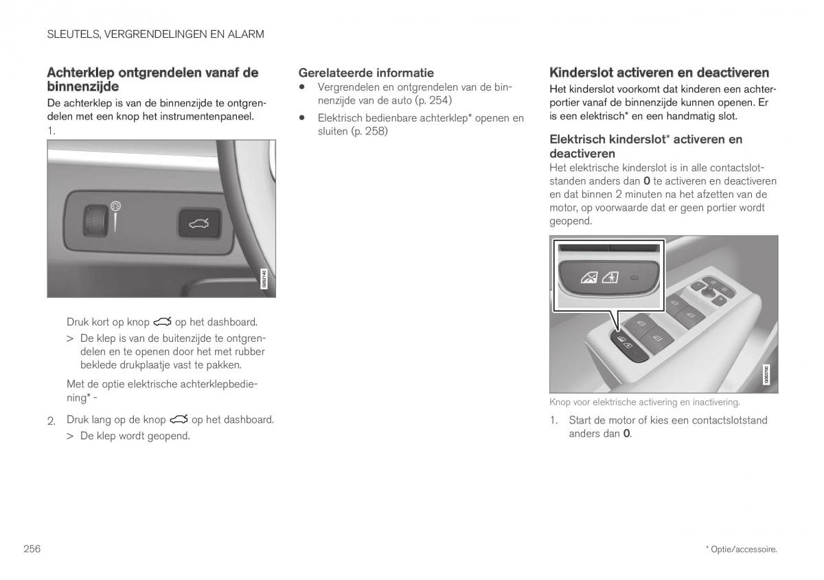 Volvo XC40 handleiding / page 258