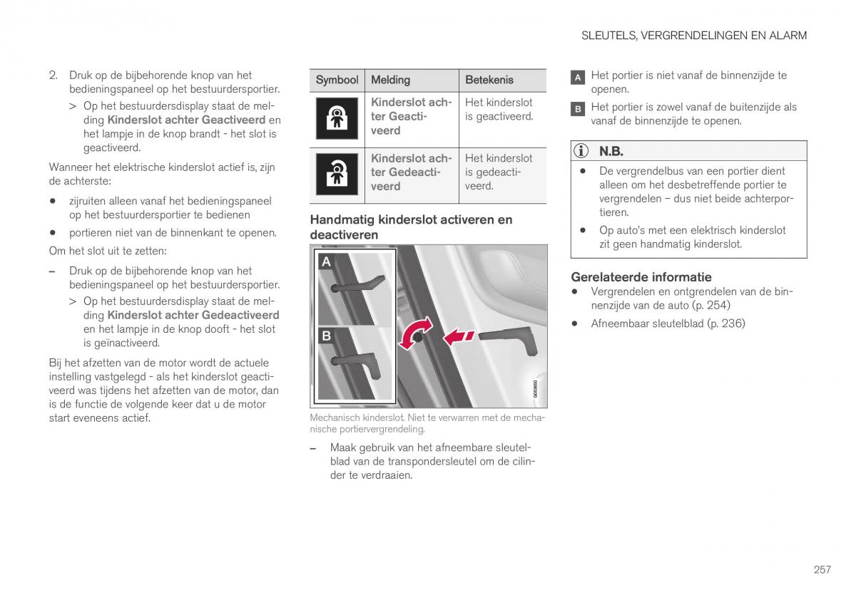 Volvo XC40 handleiding / page 259