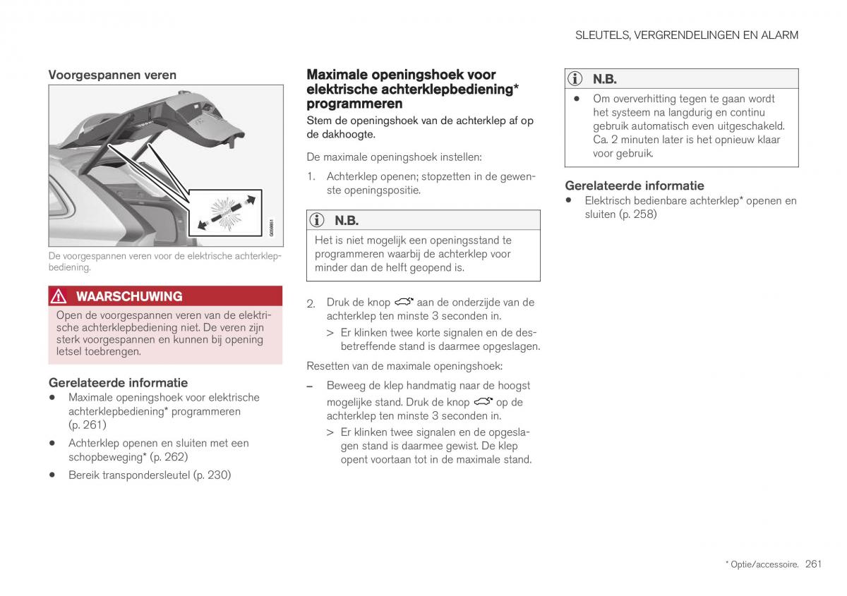 Volvo XC40 handleiding / page 263