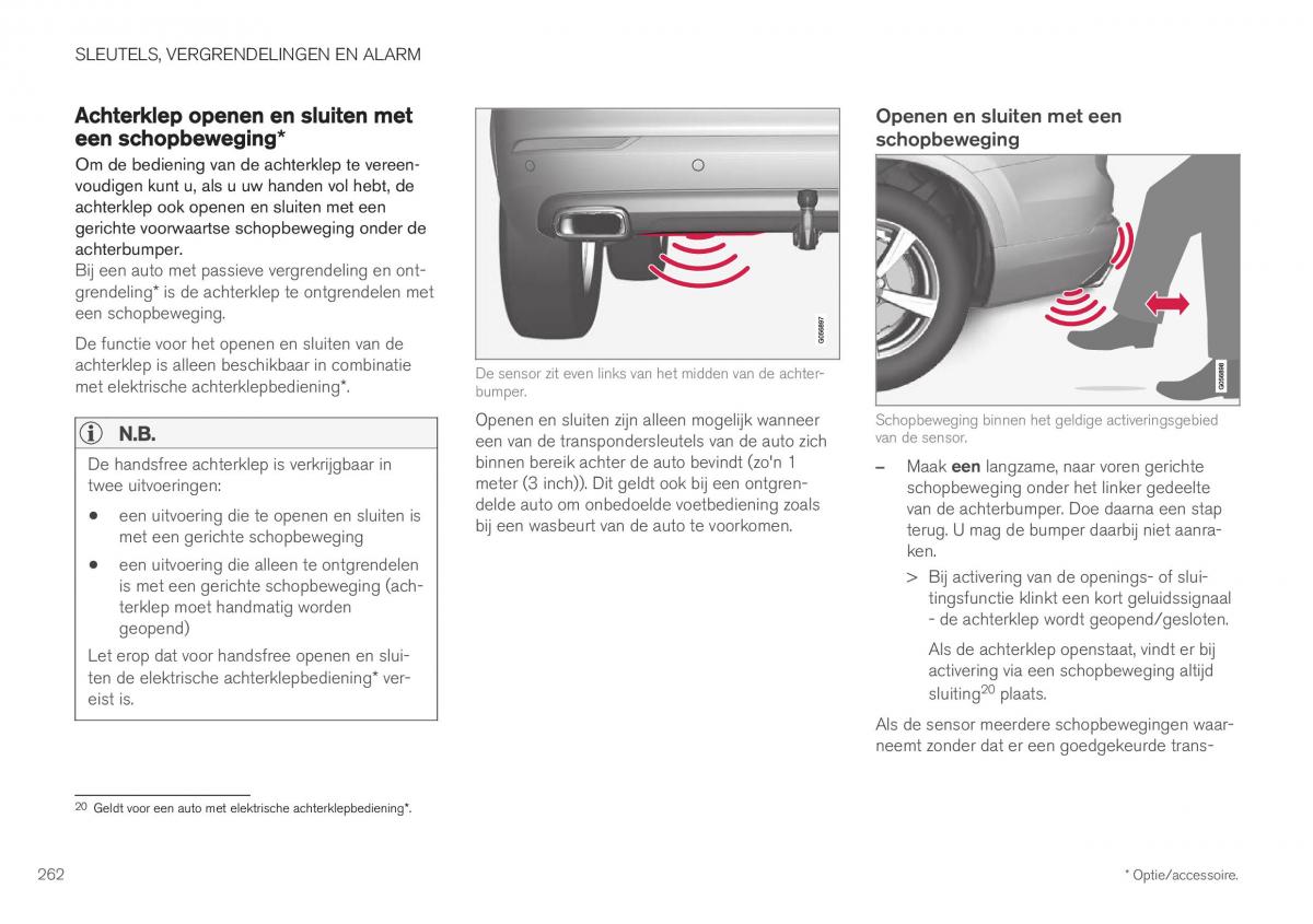 Volvo XC40 handleiding / page 264