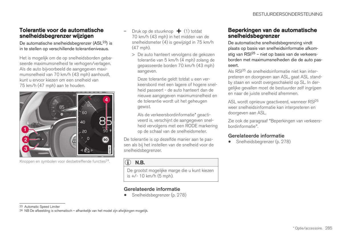 Volvo XC40 handleiding / page 287