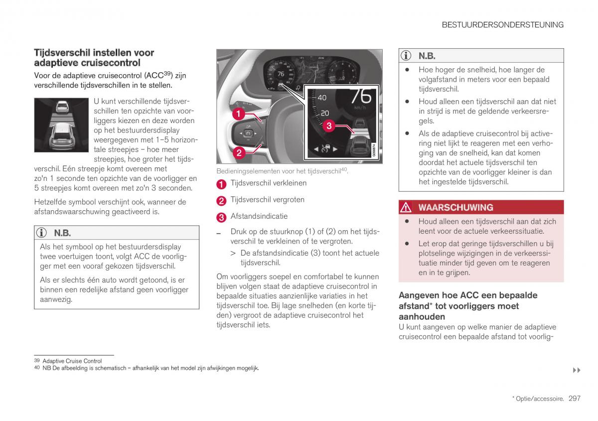 Volvo XC40 handleiding / page 299