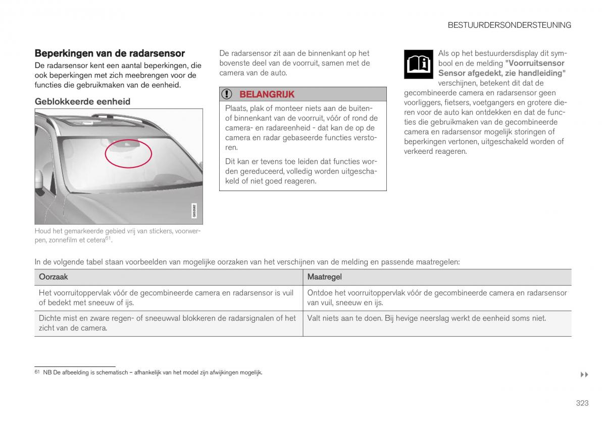 Volvo XC40 handleiding / page 325