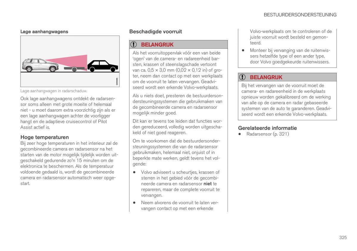 Volvo XC40 handleiding / page 327