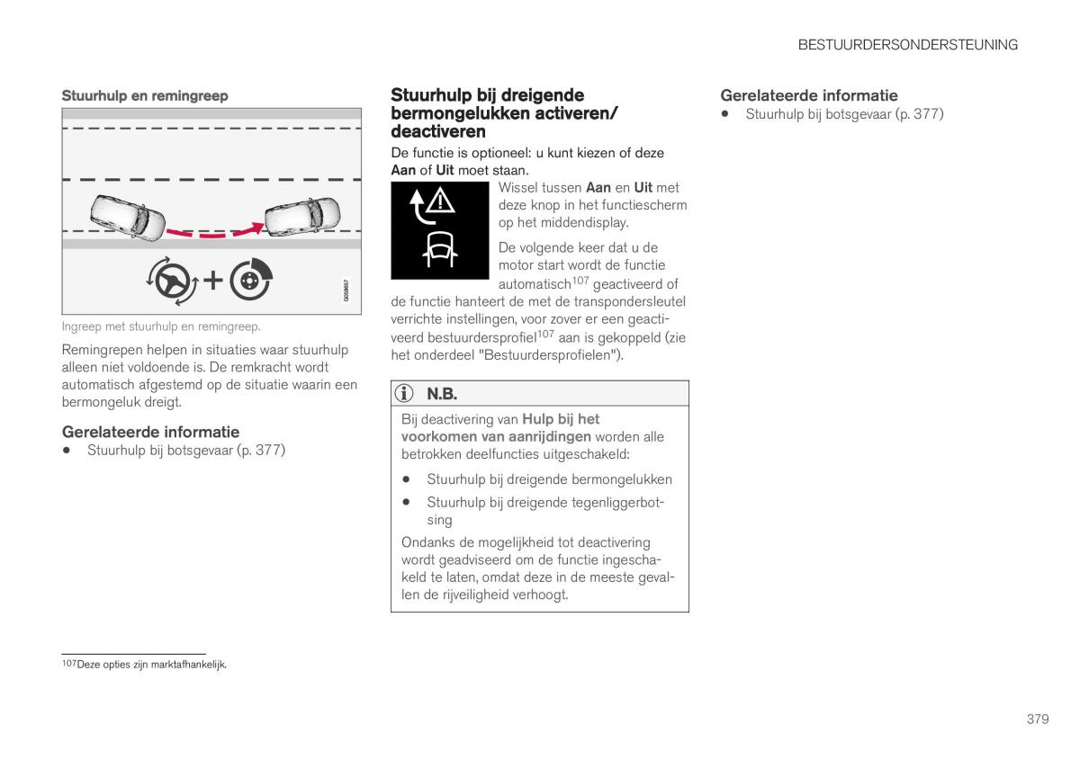 Volvo XC40 handleiding / page 381