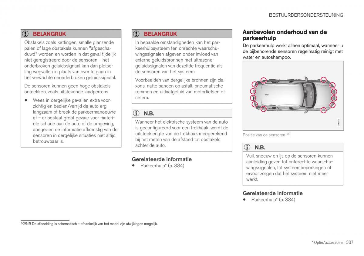 Volvo XC40 handleiding / page 389