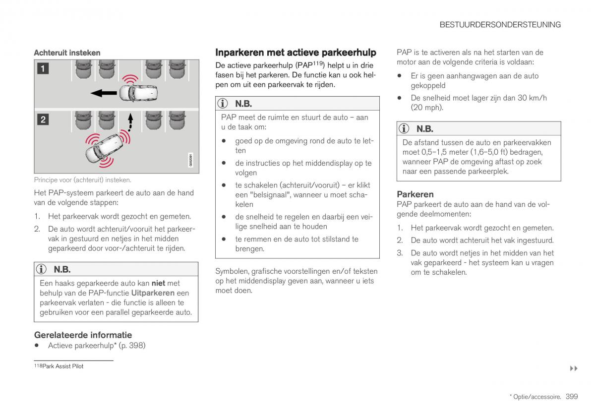 Volvo XC40 handleiding / page 401