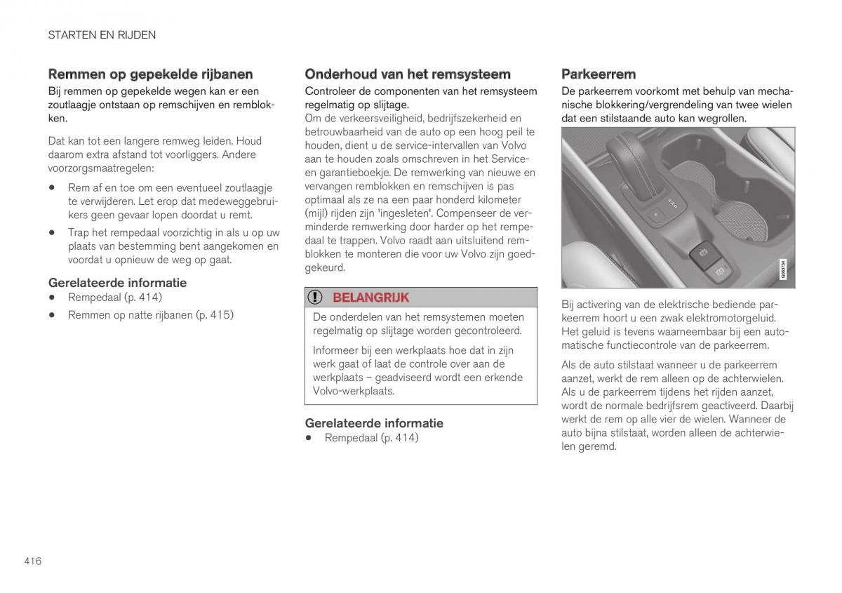 Volvo XC40 handleiding / page 418