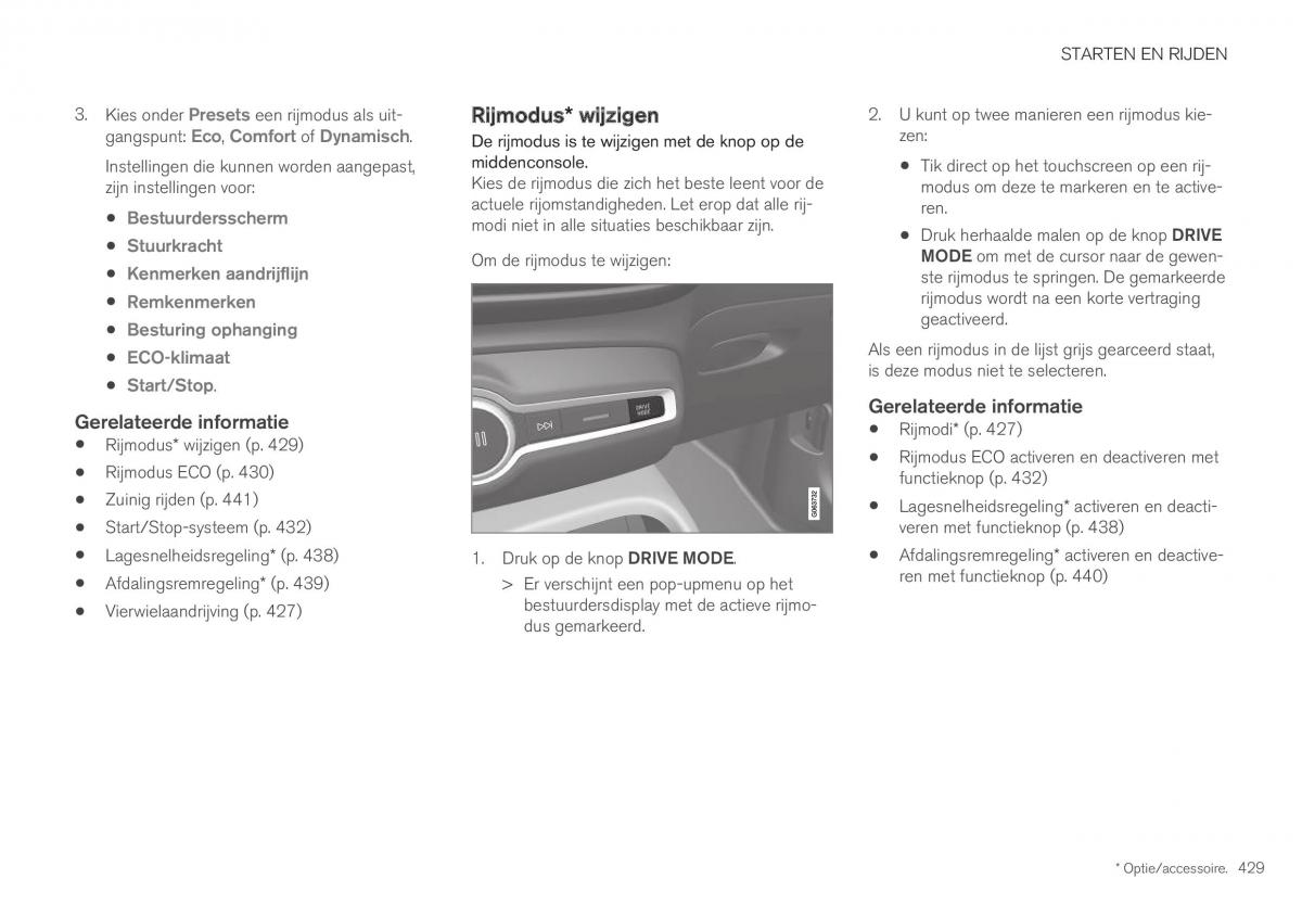 Volvo XC40 handleiding / page 431