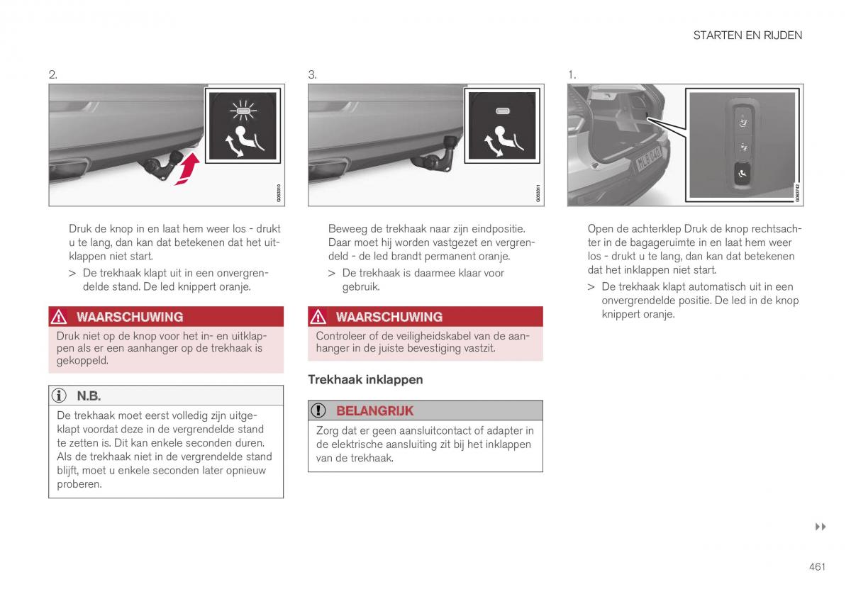 Volvo XC40 handleiding / page 463