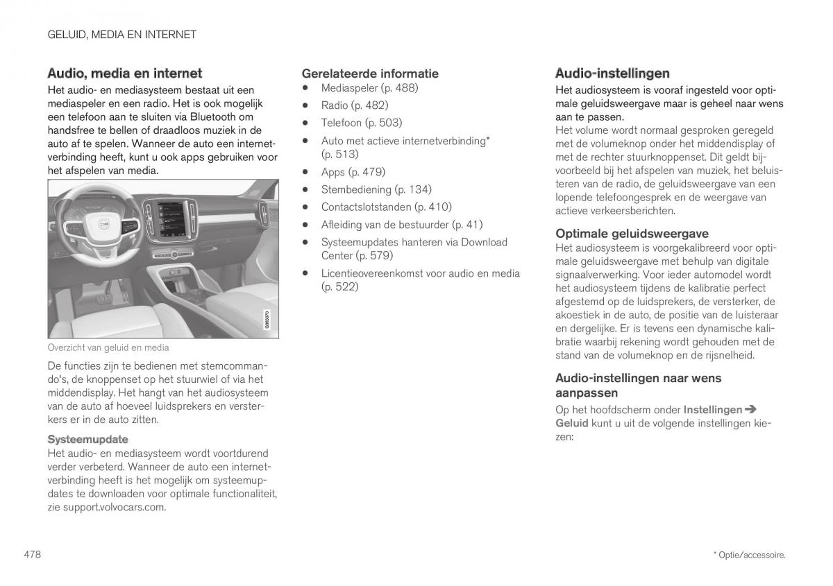 Volvo XC40 handleiding / page 480