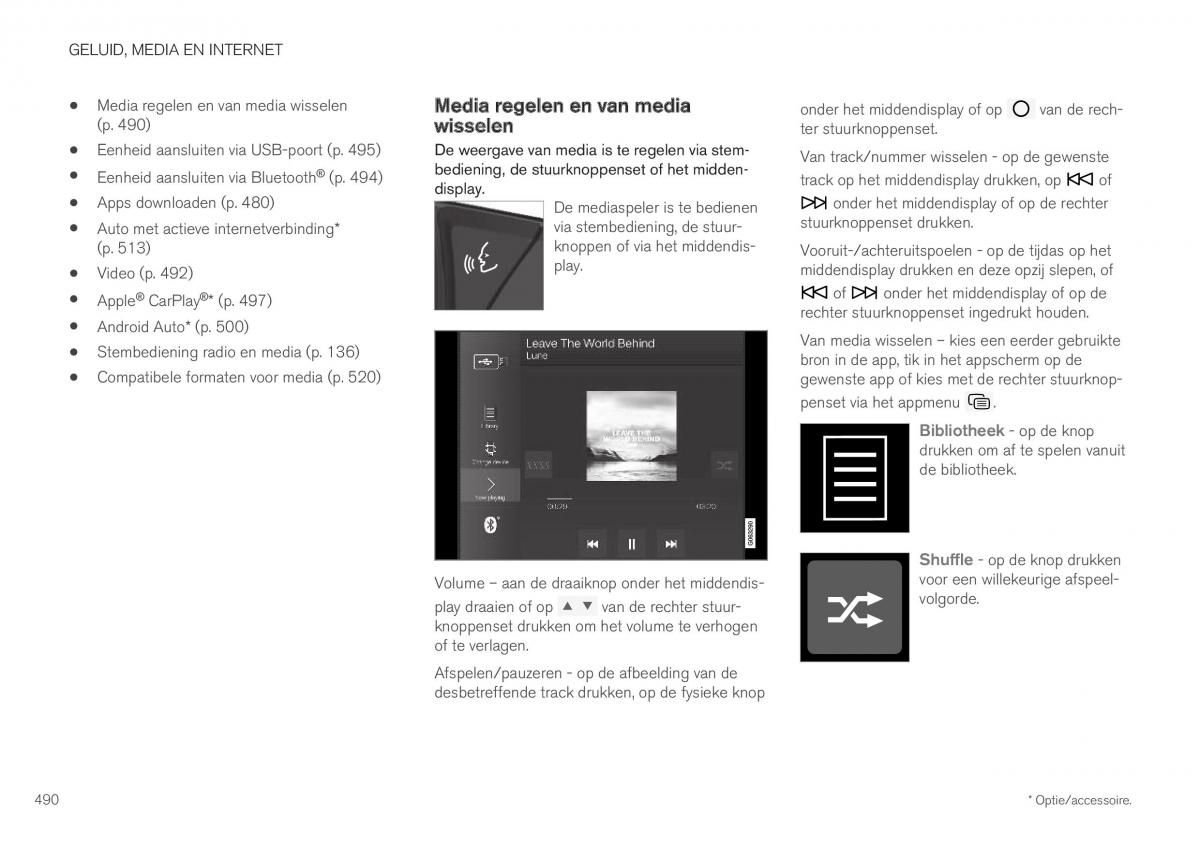 Volvo XC40 handleiding / page 492