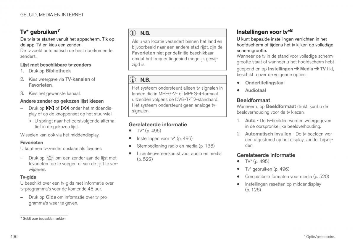 Volvo XC40 handleiding / page 498