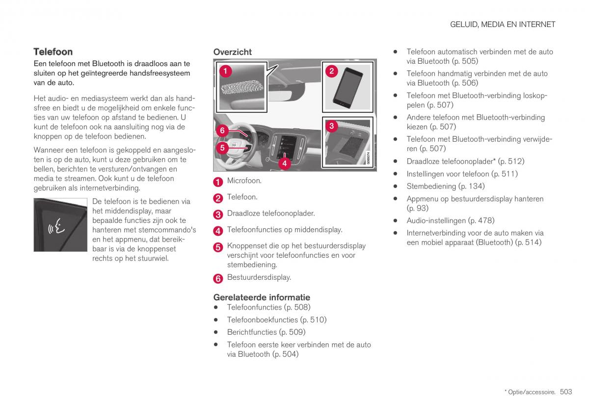 Volvo XC40 handleiding / page 505