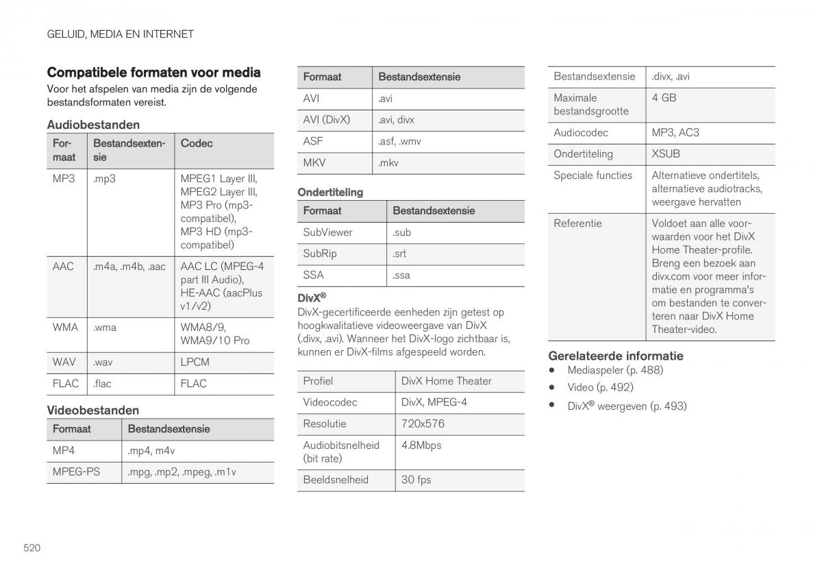 Volvo XC40 handleiding / page 522