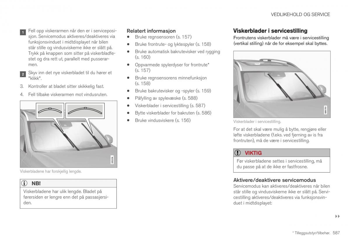 Volvo XC40 bruksanvisningen / page 589