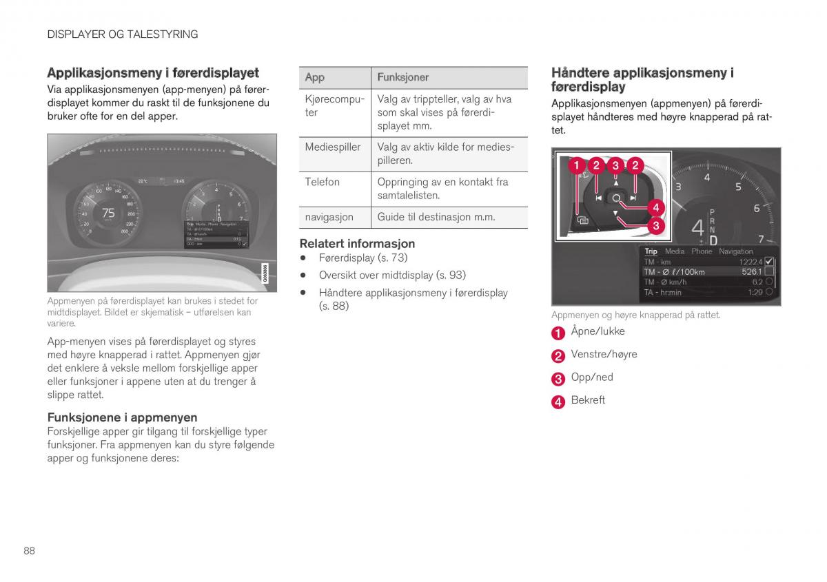 Volvo XC40 bruksanvisningen / page 90