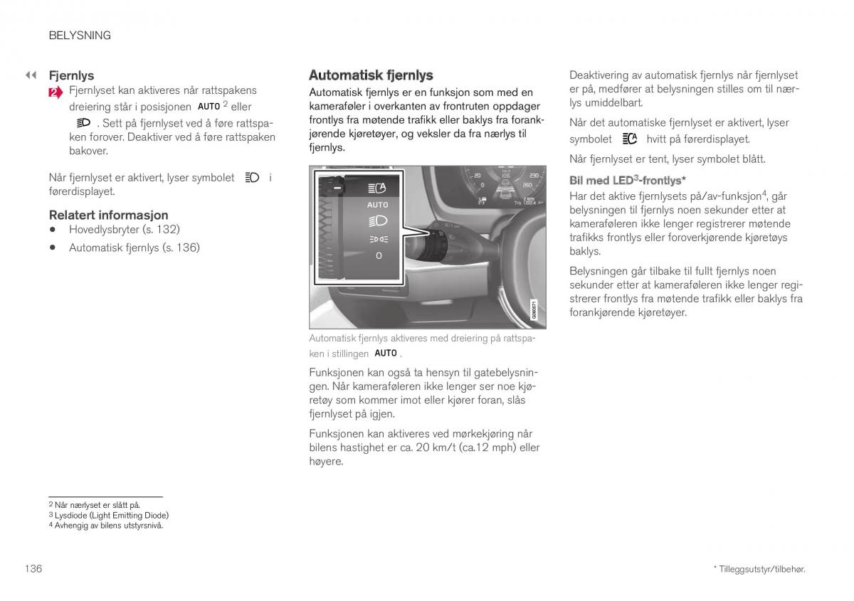 Volvo XC40 bruksanvisningen / page 138