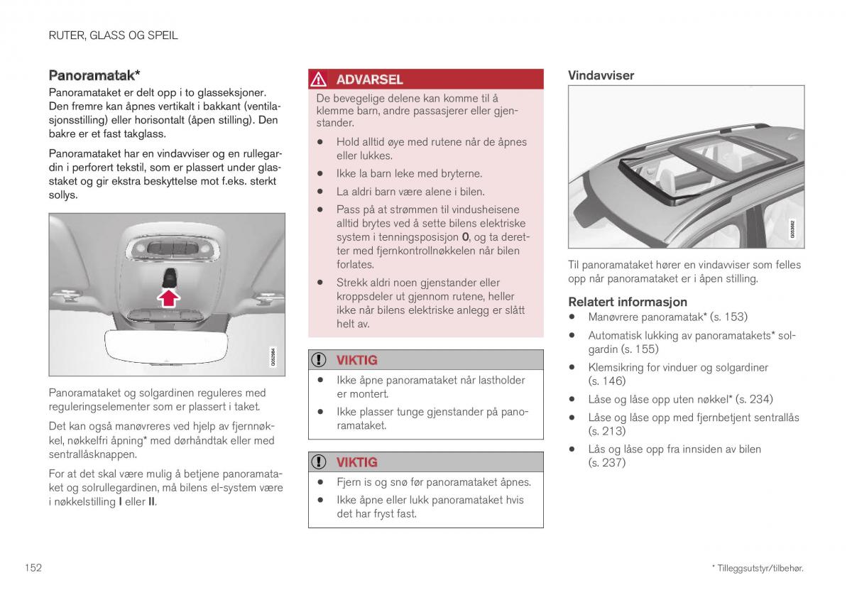 Volvo XC40 bruksanvisningen / page 154