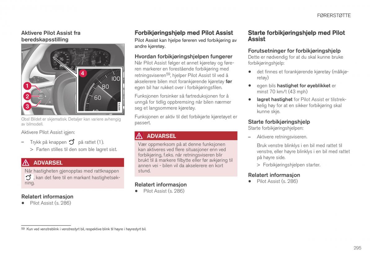 Volvo XC40 bruksanvisningen / page 297