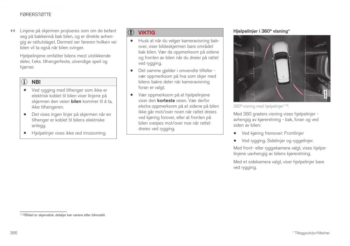 Volvo XC40 bruksanvisningen / page 368