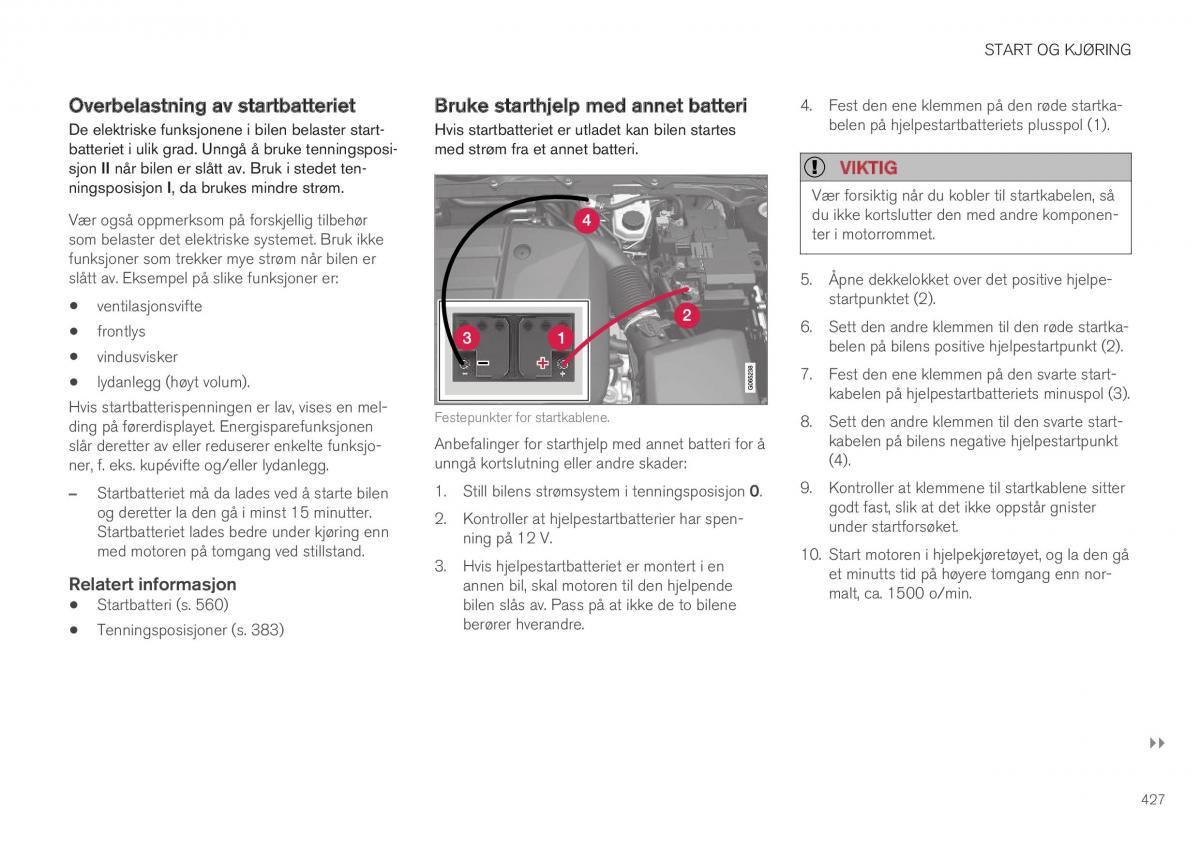 Volvo XC40 bruksanvisningen / page 429