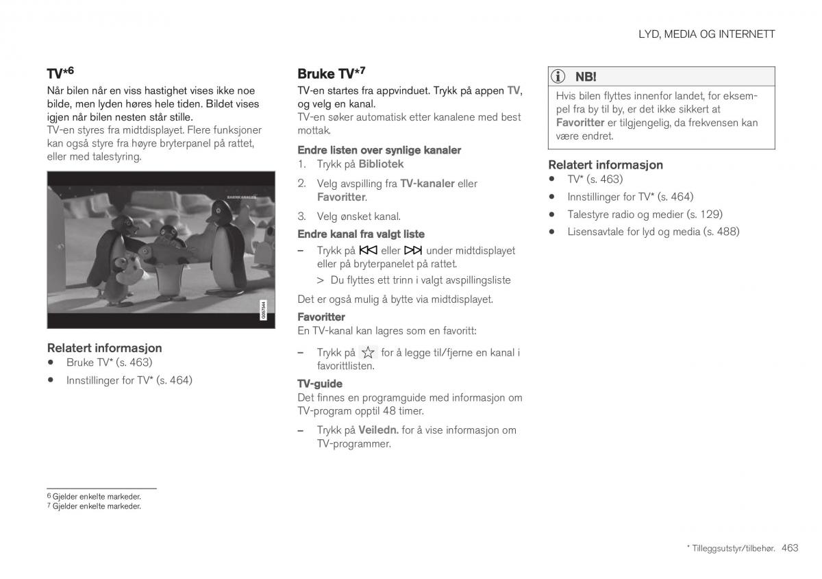 Volvo XC40 bruksanvisningen / page 465