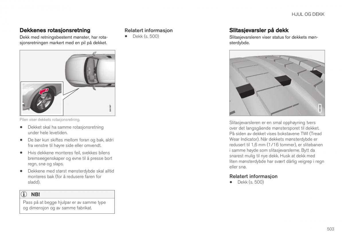 Volvo XC40 bruksanvisningen / page 505