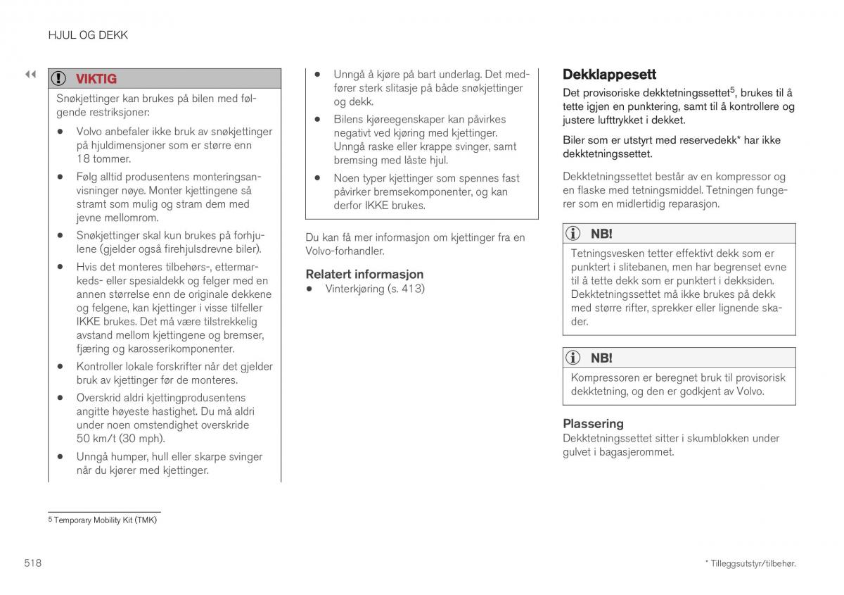 Volvo XC40 bruksanvisningen / page 520