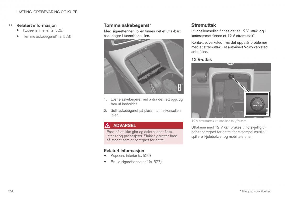 Volvo XC40 bruksanvisningen / page 530